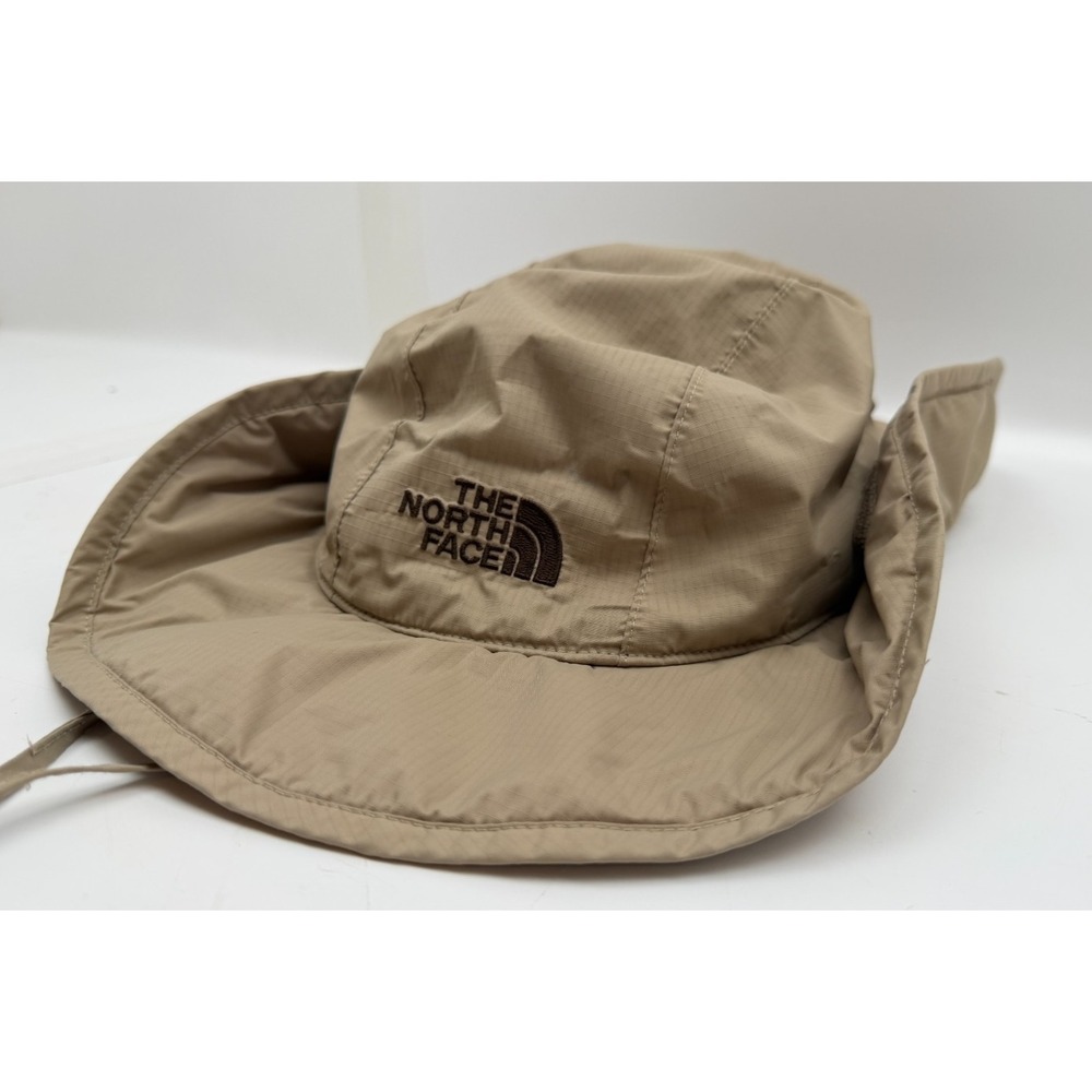 The North Face HyVent Sun Hat Boonie Safari Wide Brim Khaki Tan Adjustable - S/M
